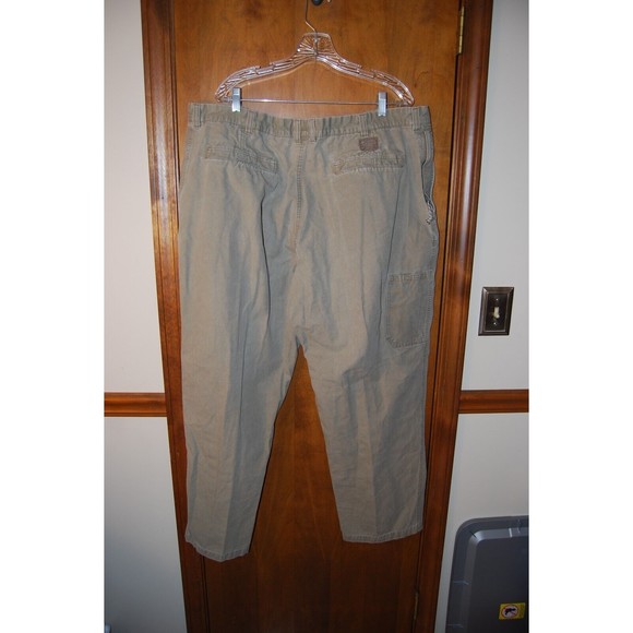 Columbia Brown Regular Fit Zip Pockets Straight Leg Pants Men's Size 46x31" - Picture 4 of 4